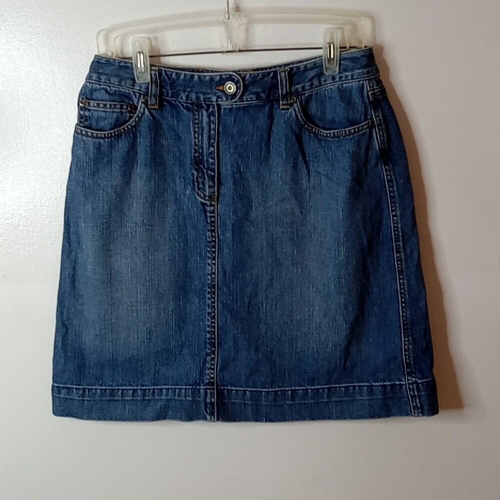 Talbots Women Size 10 denim skirt. Vintage Western Y2K